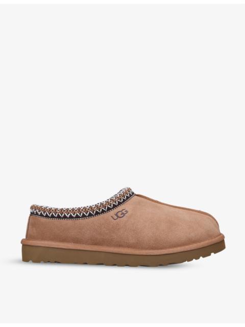 Tasman shearling-lined suede slippers