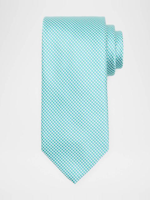 Men & apos;s Micro-Woven Jacquard Silk Tie