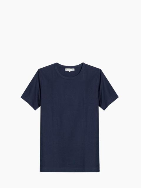 MERZ B. SCHWANEN 1950S CREW NECK TEE INK BLUE