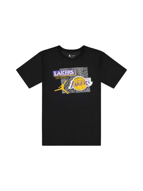 Jordan NBA Los Angeles Lakers Logo Dri-Fit T-shirt Black