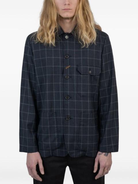 checked pocket jacket