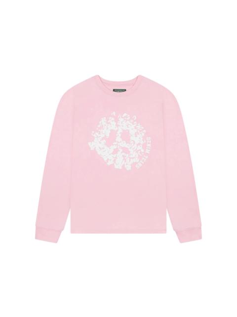 Denim Tears Peace Wreath Long Sleeve Tee Pink