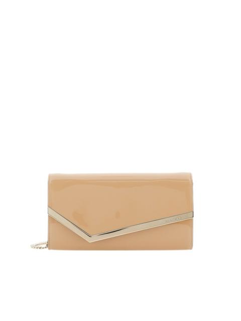 Emmie leather clutch bag