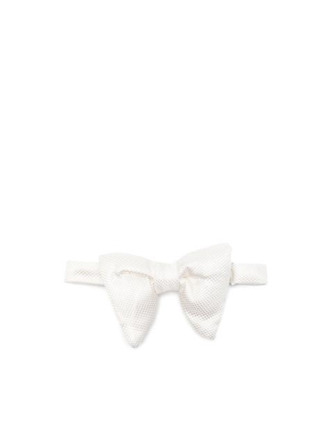 textured bow tie