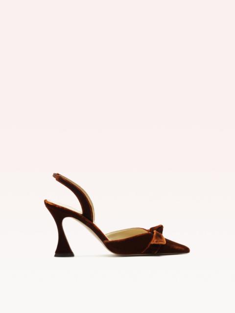 CLARITA BELL SLINGBACK 85 CUOIO