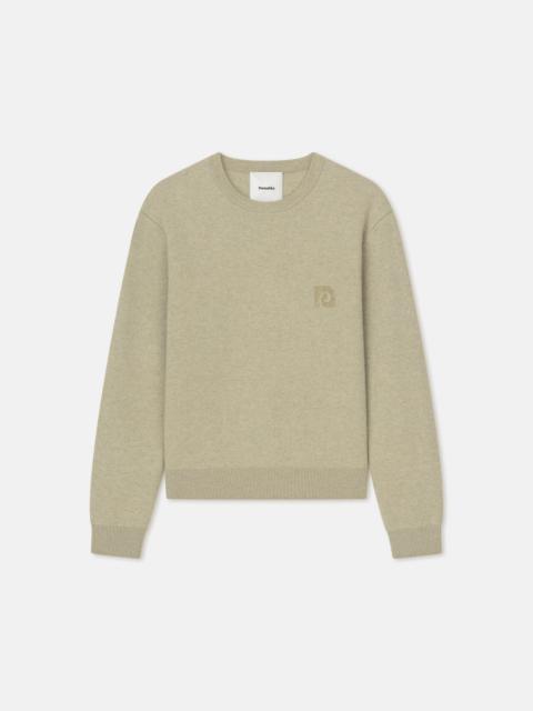 Embroidered Merino Wool Sweater