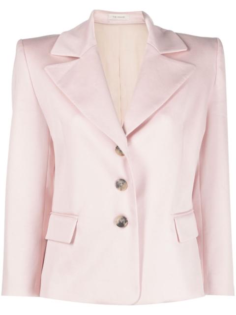 Arda single-breasted cotton blazer