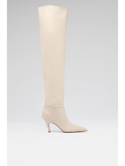 JAMIE THIGH HIGH 80 ALMOND CALF