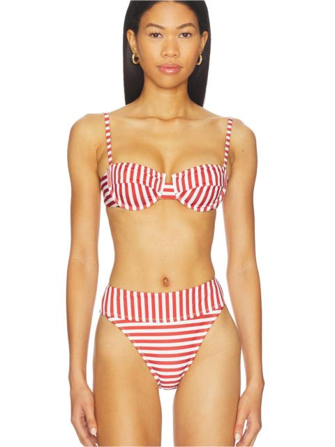 Chess Bustier Bikini Top