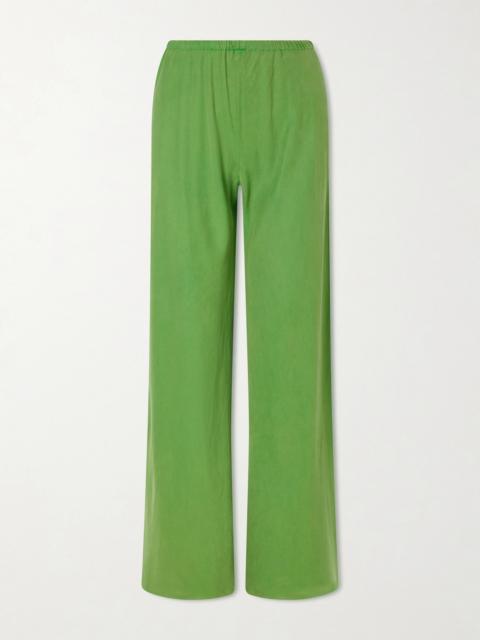 Colby Twill Wide-leg Pants