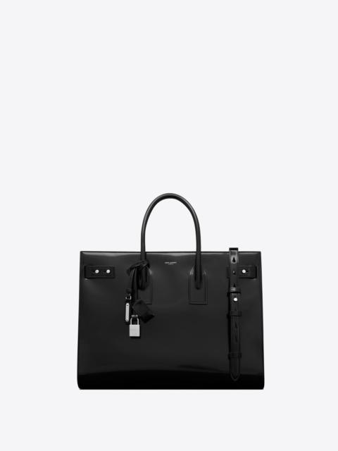 sac de jour thin large in glazed leather