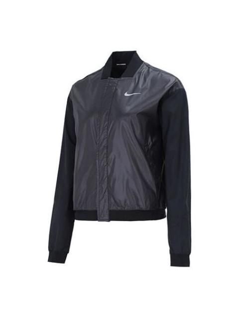 (WMNS) Nike Casual Short Woven Jacket Black DD6848-010