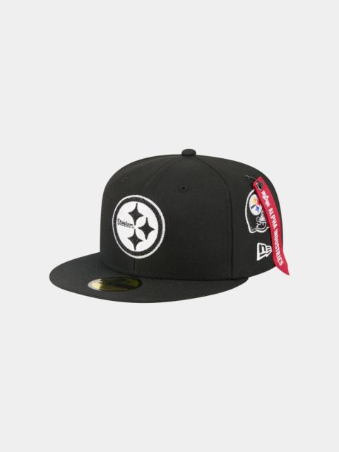 PITTSBURGH STEELERS X ALPHA X NEW ERA 59FIFTY FITTED CAP