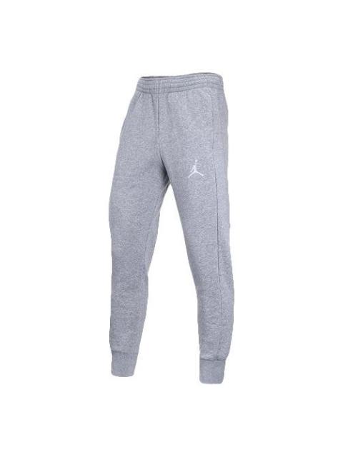 Air Jordan FLIGHT FLEECE Fleece Lined Casual Sports Long Pants light grey AH3933-063