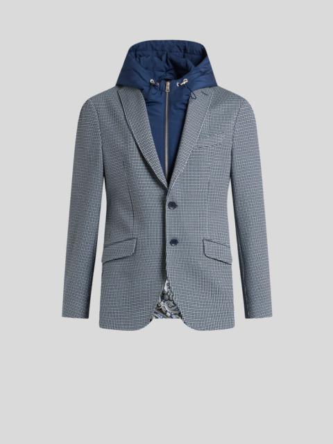COTTON BLAZER WITH REMOVABLE BIB