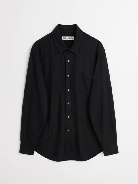Classic Shirt Black Silk