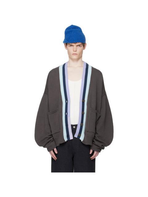 Brown Heart Throb Cardigan