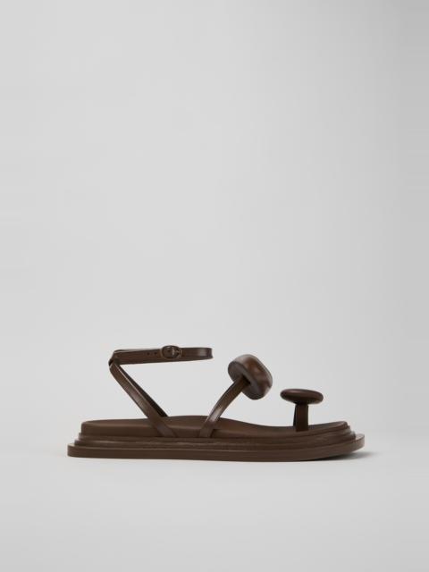 Brown Leather Sandals