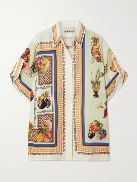 Mercado Printed Linen Shirt