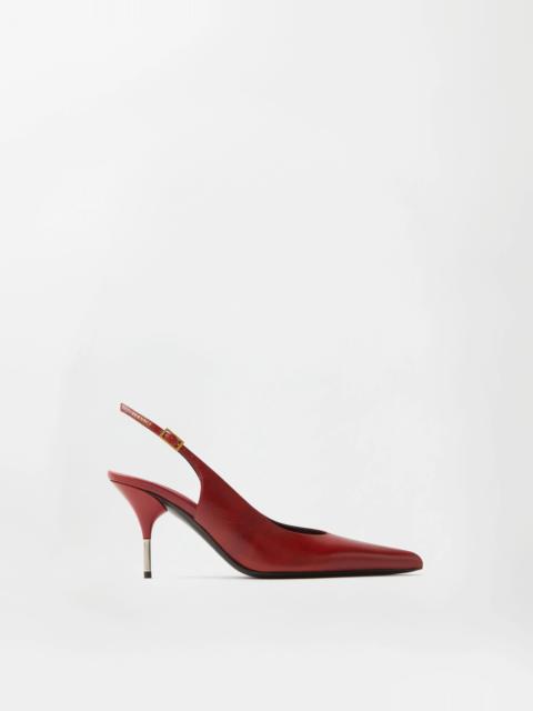 Nyx Leather Slingbacks 80 mm