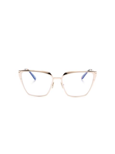 tortoiseshell cat-eye glasses