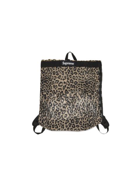 Supreme Mesh Backpack 'Leopard'