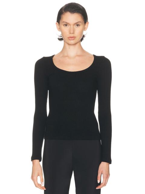 Isla Scoop Neck Long Sleeve Tee