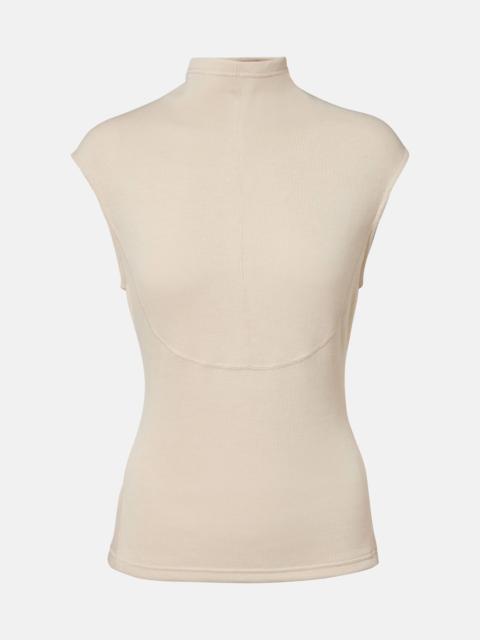 Zana ribbed-knit top