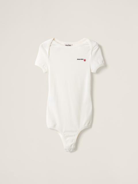 Petit Bateau X Miu Miu stretch jersey bodysuit