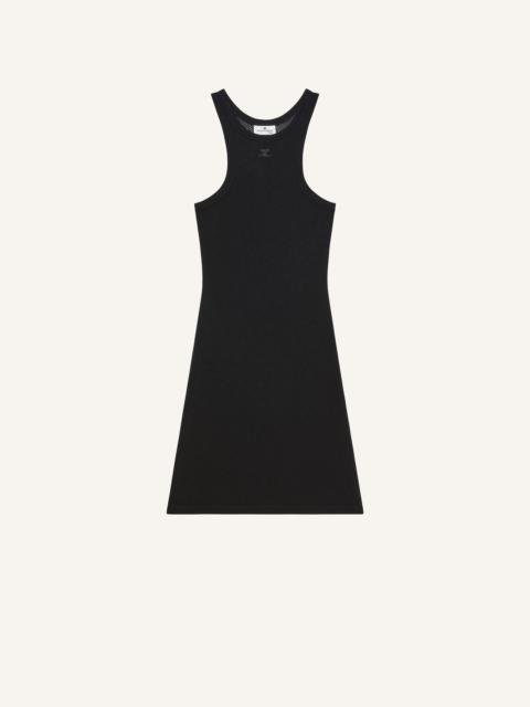 SCUBA MESH MINI DRESS