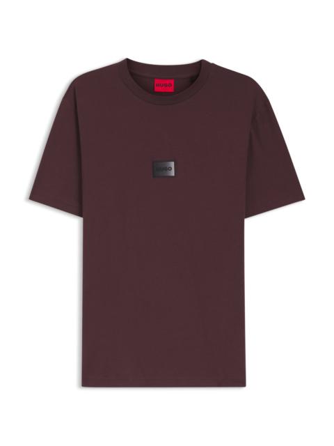 GRADIENT-LOGO T-SHIRT IN COTTON JERSEY