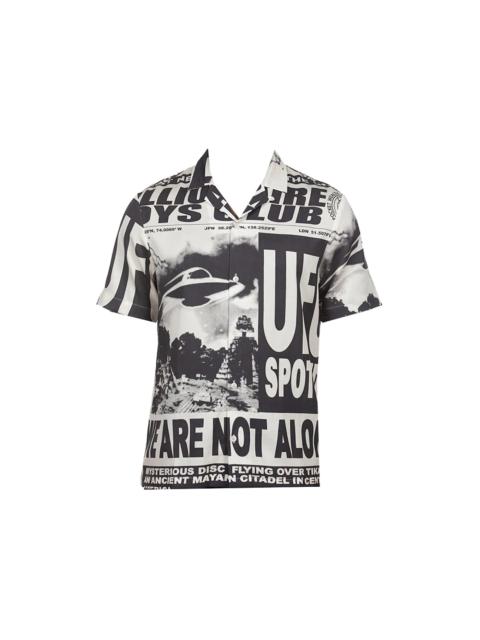Billionaire Boys Club UFO Short Sleeve Woven Shirt White
