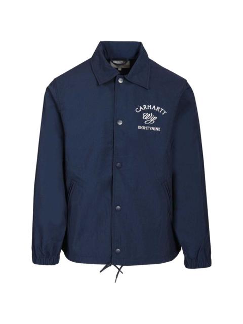 logo coach jacket
