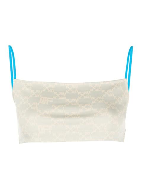 OFF-WHITE Women's Monogram Tube Top Light Green/Sand/Blue
