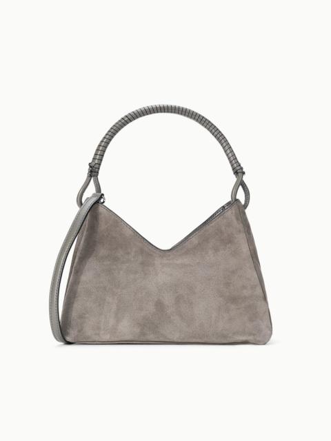 STAUD VALERIE SHOULDER BAG STORM SUEDE