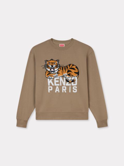 'KENZO Happy Tiger' embroidered sweatshirt in cotton
