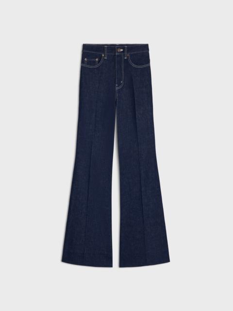 FLARE JEANS 003 IN LIGHTWEIGHT INDIGO DENIM