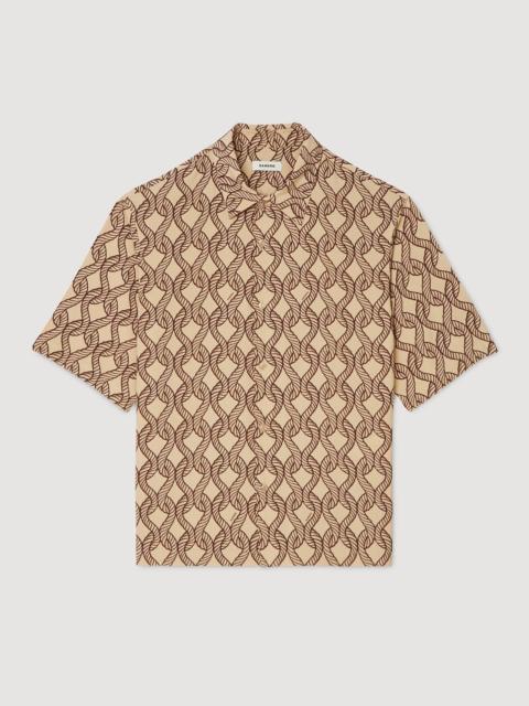 LOOSE-FIT ROPE PRINT SHIRT