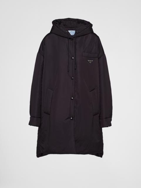 Oversized light Re-Nylon raincoat