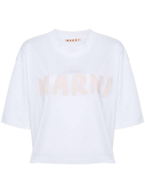 cropped organic cotton T-shirt