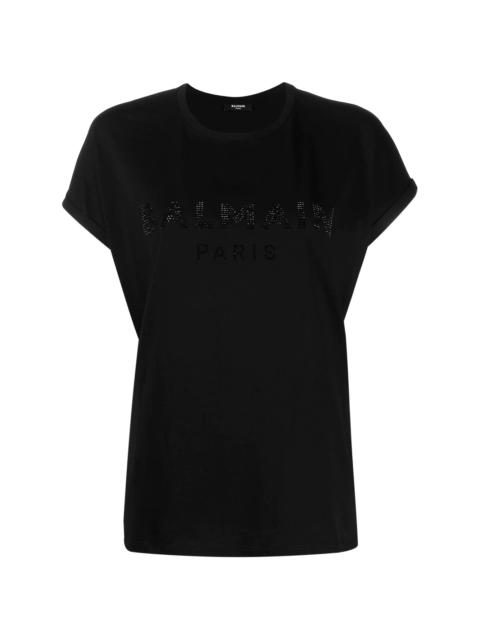 embellished-logo T-shirt