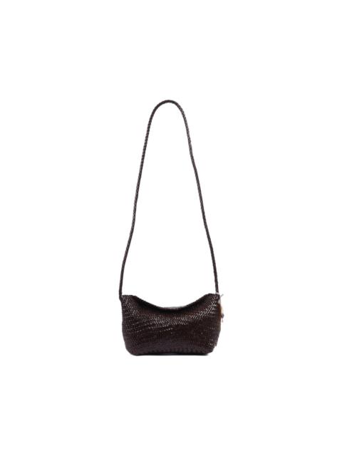 Corsina diagonal weave shoulder bag