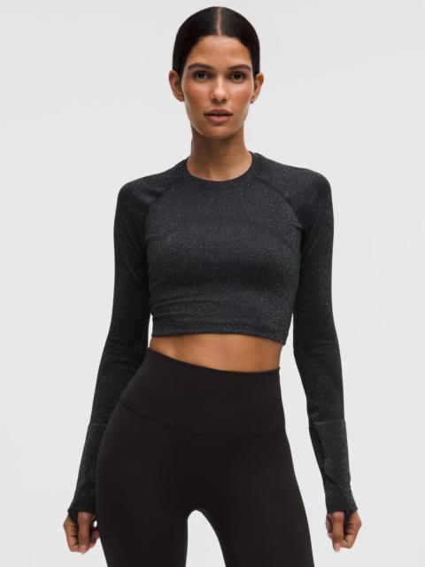 Swiftly Tech Cropped Long-Sleeve Shirt 2.0 *Sparkle