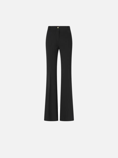 FULL MILANO-KNIT FLARE-FIT TROUSERS