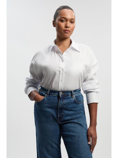 Plus Size Tailored Cotton Button Through Shirt