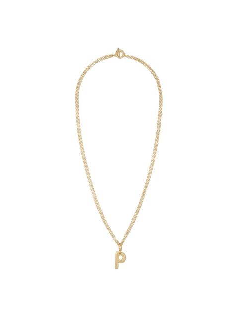 The Puffy Initial necklace