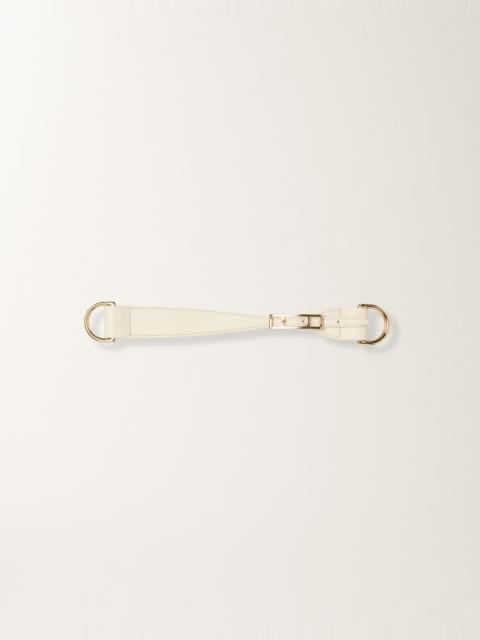 Calf leather scarf handle