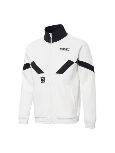 PUMA Casual Sports Knitted Jacket Men's White 531339-02
