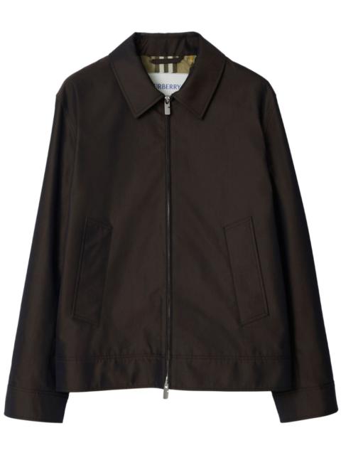 Harrington cotton shirt jacket