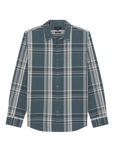 checked long-sleeve shirt